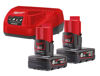 Milwaukee M12 NRG-602 Batteripaket 12V (Laddare + 2x6,0ah)