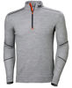 Helly Hansen 75107 Lifa Merino Half Zip Undertröja Gråmelerad