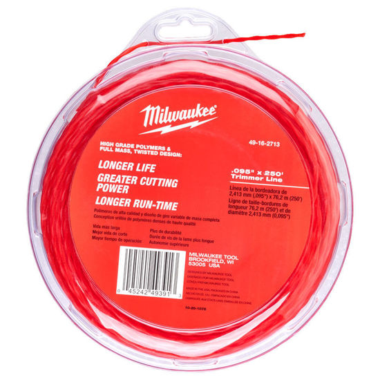 Milwaukee 49162713 Trimmertråd - 2,4mm, 76m