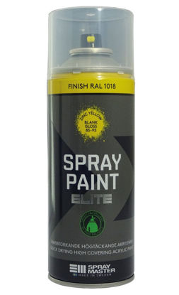 Spray Master Elite Snabblack Sprayfärg Gul Blank 1018
