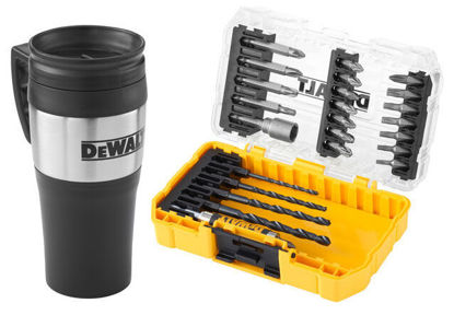 DeWalt DT70707 Bits-/Borrsats 25-delar + Termosmugg