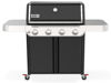 Weber Genesis E-415 Gasolgrill 4-brännare Svart