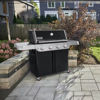 Weber Genesis E-415 Gasolgrill 4-brännare Svart