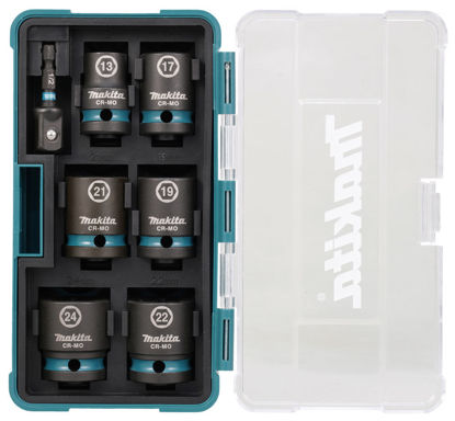 Makita E-16592 Krafthylssats Impact BLACK 7-delar