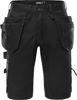 Fristads Hantverkarshorts stretch 2902 GWM Svart för Sommarbruk