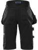 Fristads Hantverkarshorts stretch 2902 GWM Svart för Sommarbruk
