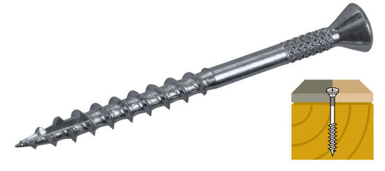 Gunnebo Bandad Spånskiveskruv 4,2x50 mm Elförzinkad – 1000st