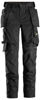 Snickers 6247 – Svart stretchbyxa dam med hölsterfickor och CORDURA