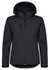 Clique Classic Softshell Hoody Dam - Återvunnen Polyester