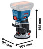Bosch GKF 18V-8  Kantfräs 18V L-BOXX (utan batterier)