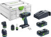 Festool T18+3 HPC 4,0 I-Set – Kraftfull 18V borrskruvdragare