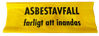 Polynova PolyCOEX Asbestsäck 240L Gul/Vit, 100% återvunnen LDPE