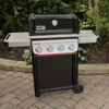 Weber Spirit E-410 Gasolgrill – 4 brännare Svart
