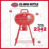 Char-Griller Kettle kolgrill och rökugn 57cm
